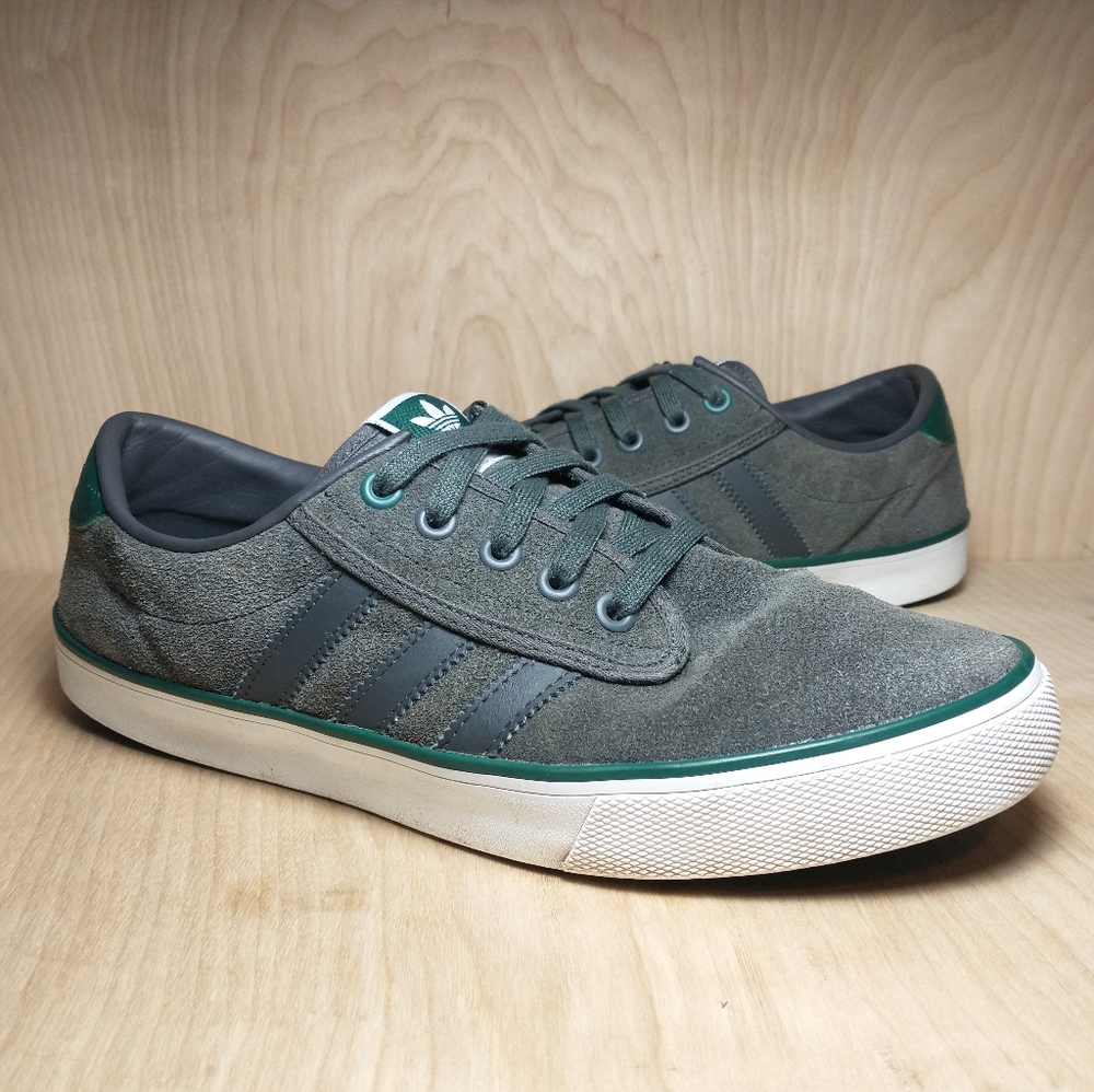 Adidas Originals Kiel dark grey/green men's 10.5